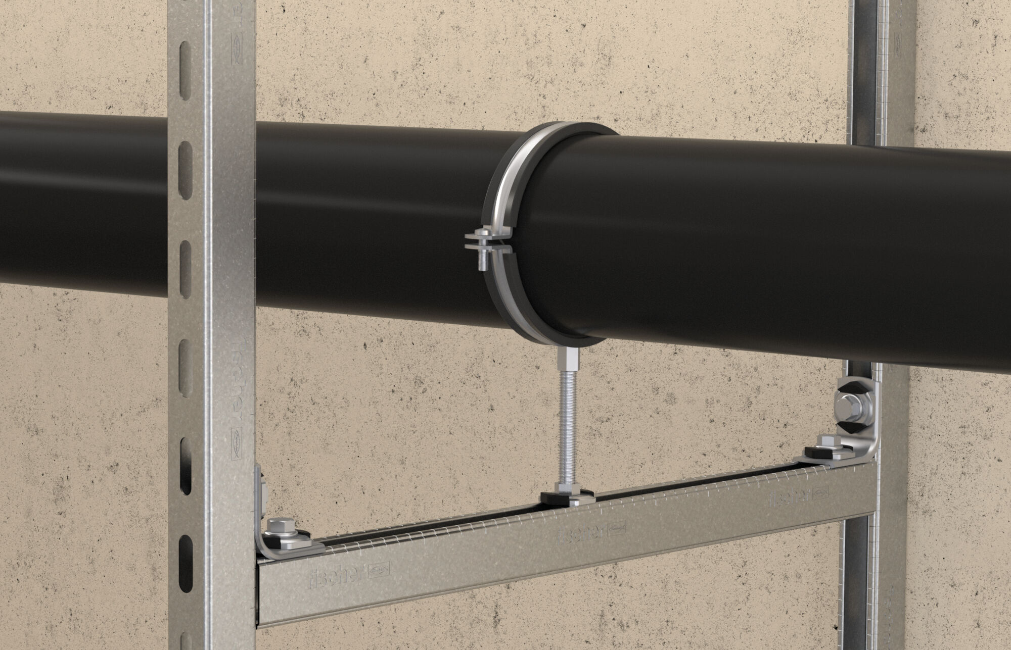 Sliding channel nut FSM Clix M - fischer international